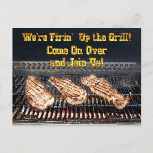BBQ Party Invitation (Front)