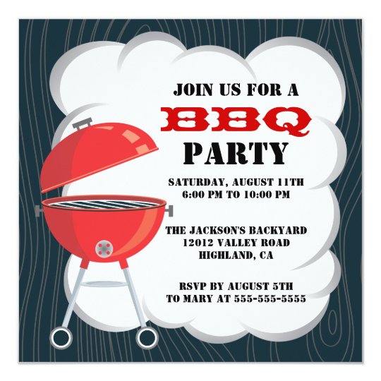 BBQ Party Invitation | Zazzle