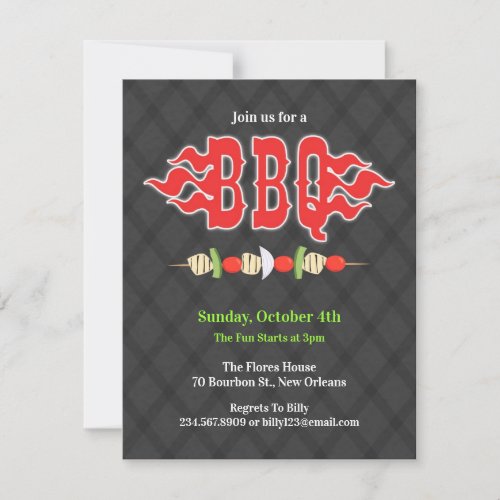 BBQ Party Invitation