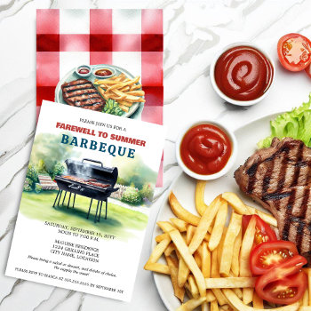 Bbq Party Invitation by SocialiteDesigns at Zazzle