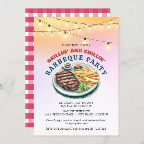 BBQ Party Invitation