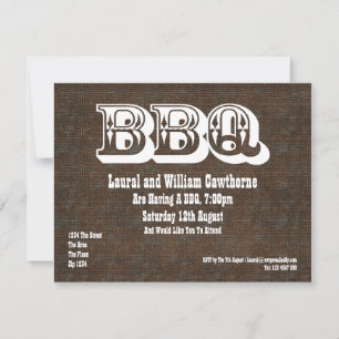 BBQ Party Invitation