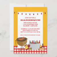 BBQ Party Invitations