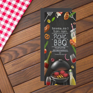 bbq picnic invitation
