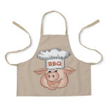 BBQ Pig custom name Apron