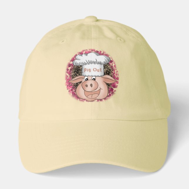 BBQ Pig Out chef Hat (Front)