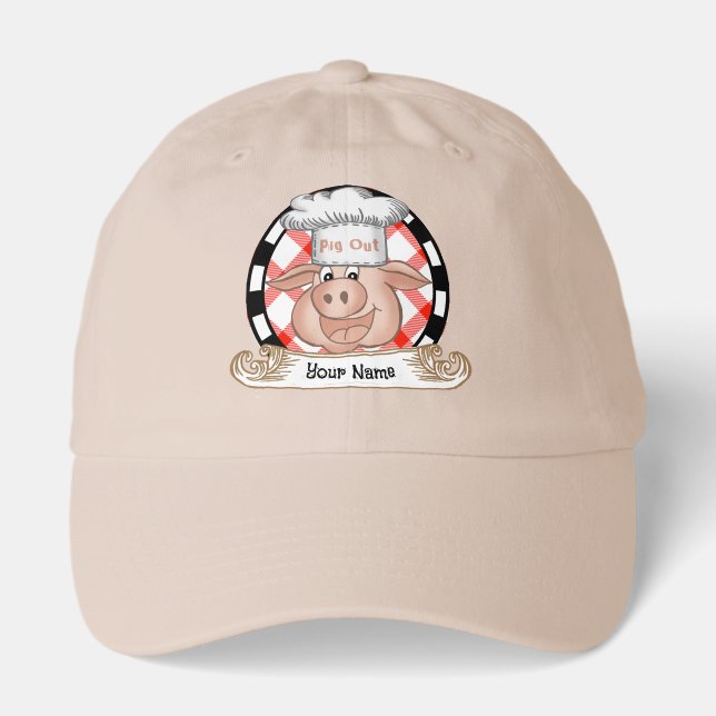 BBQ Pig Out hat (Front)