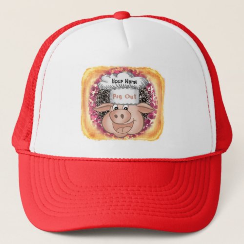 BBQ Pig Out Trucker Hat