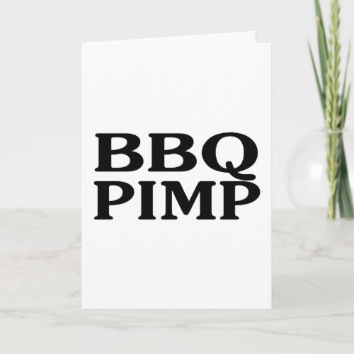 BBQ Pimp Card