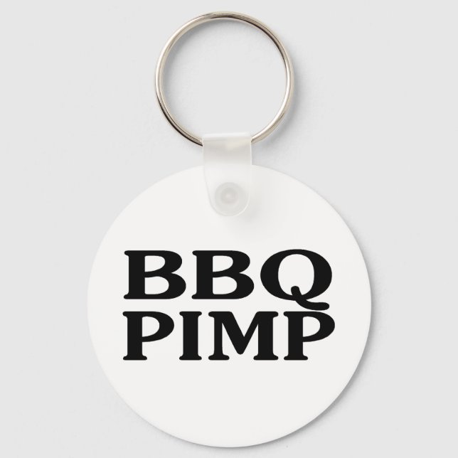 BBQ Pimp Keychain (Front)