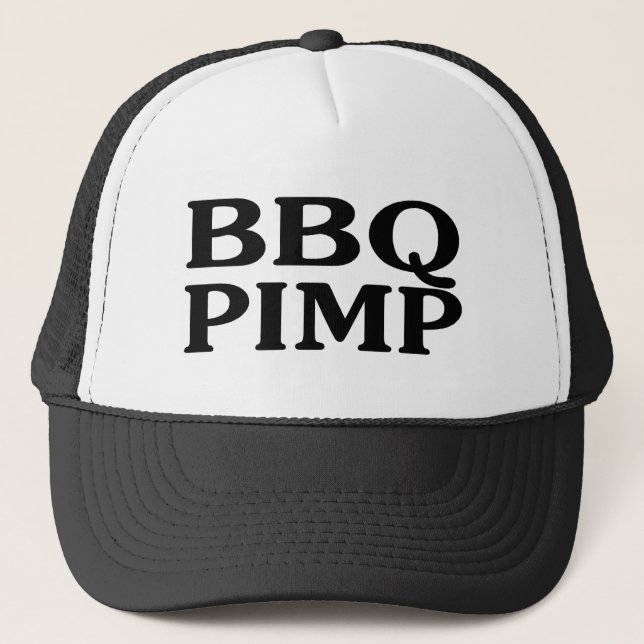BBQ Pimp Trucker Hat (Front)