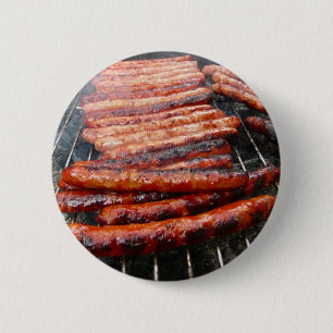BBQ PINBACK BUTTON