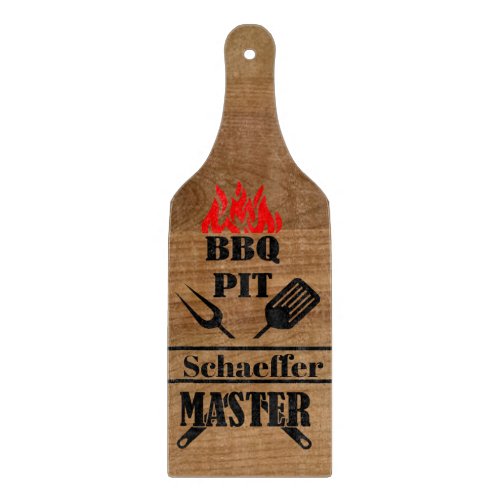 BBQ Pit Master Fathers Day Cutting Board