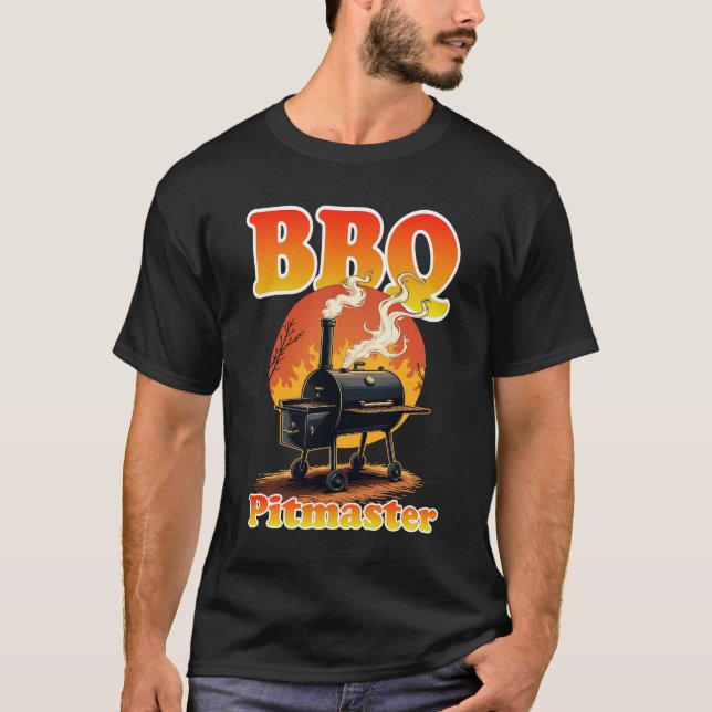BBQ Pitmaster Smoker Grill Tee (Front)