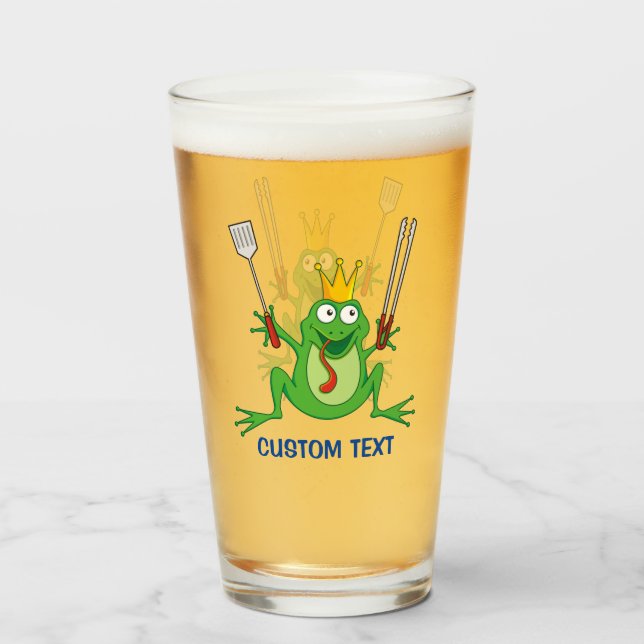 BBQ Prince Glass (Front Filled)