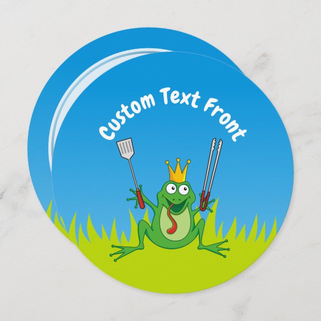 BBQ Prince Invitation (Front/Back)