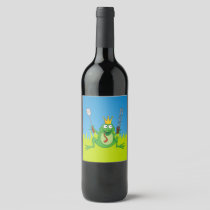 BBQ prince Wine Label