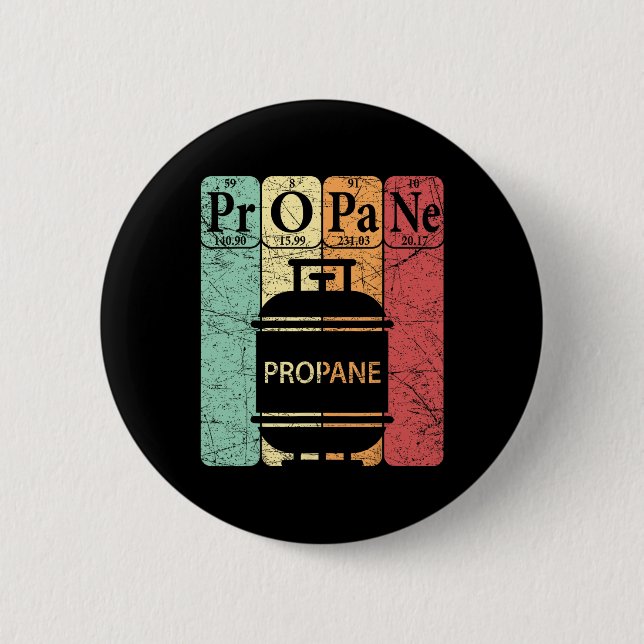 Bbq Propane Periodic Table Elements Grill Bbq Love Button (Front)