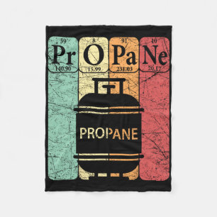 Bbq Propane Periodic Table Elements Grill Bbq Love Fleece Blanket