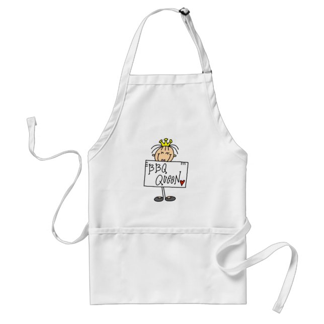 BBQ Queen Adult Apron (Front)