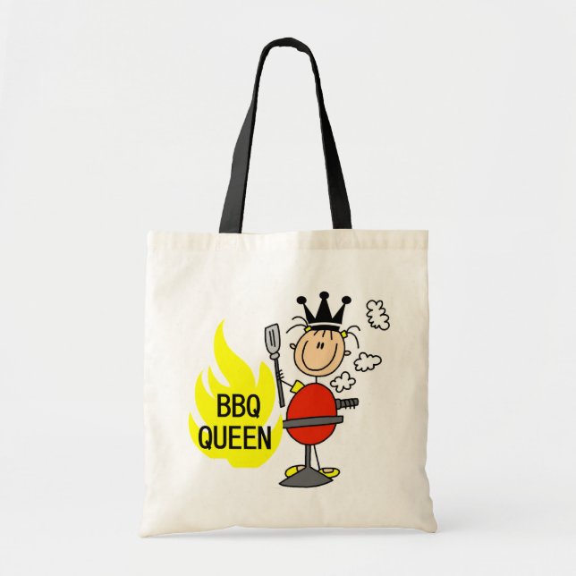 BBQ Queen Tote Bag (Front)