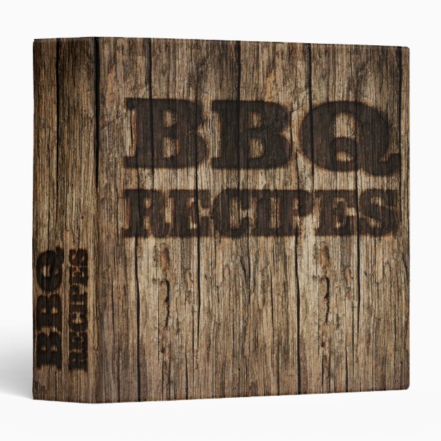 BBQ Recipes Binder (Front/Spine)