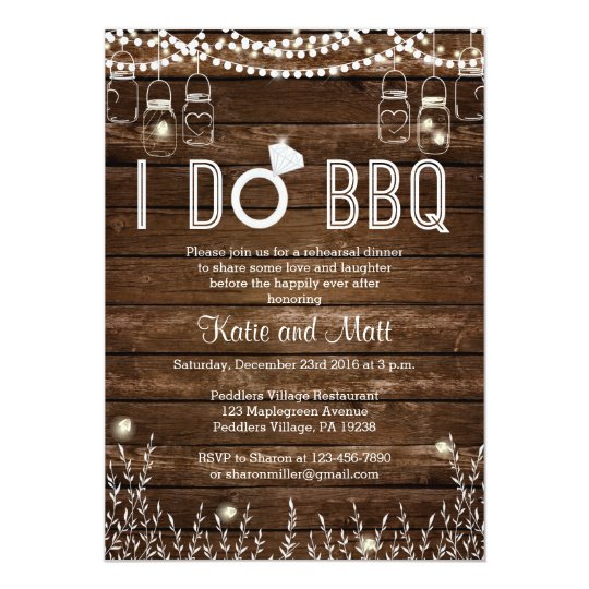 BBQ Rehearsal Dinner Invitation | Zazzle.com