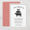 BBQ Rustic Couples Baby Shower Baby Q Invitation