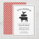 BBQ Rustic Couples Baby Shower Baby Q Invitation