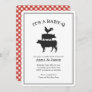 BBQ Rustic Couples Baby Shower Baby Q Invitation