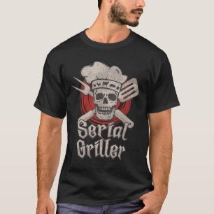 Bbq Serial Griller Picnic Graphic T-Shirt