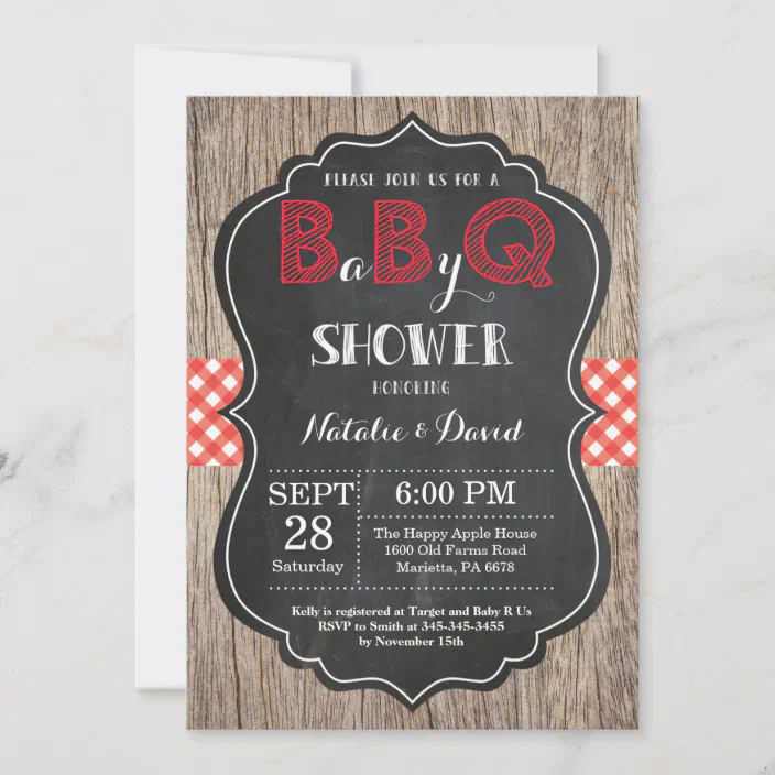 q Shower Invitation Baby Q Backyard Bash Zazzle Com q Shower Invitation Baby Q Backyard Bash Zazzle Com