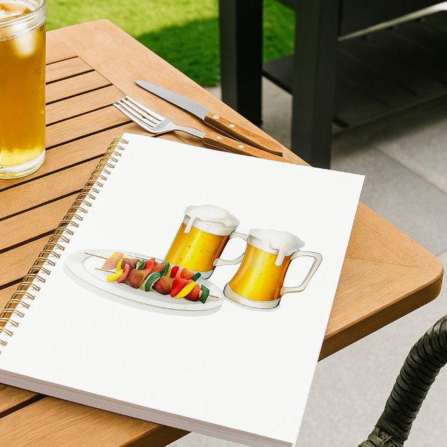 BBQ Skewers and Beer Summer Cookout Planner (Creator Uploaded)