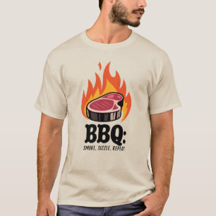 BBQ: Smoke, Sizzle, Repeat T-Shirt