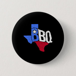 Bbq Texas State Flag And Byrbecue Map  Button