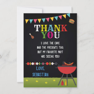 BBQ THANK YOU CARD