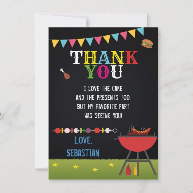 BBQ THANK YOU CARD (Front)