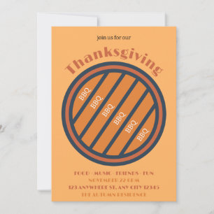 BBQ Thanksgiving Invitation
