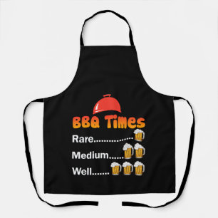 BBQ Timer Barbecue Funny Grill Grilling Apron