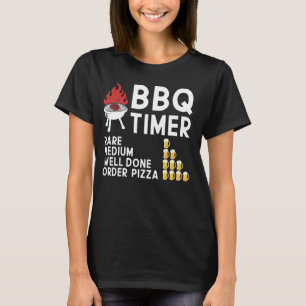 BBQ Timer Barbecue Grilling Smoker Drinking T-Shirt