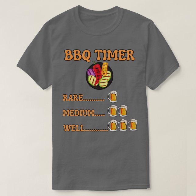 bbq timer T-Shirt (Design Front)