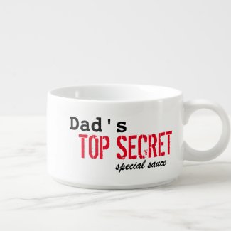 BBQ Top Secret Sauce Bowl for Dad