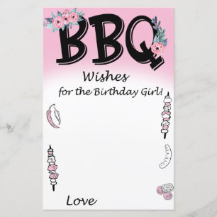 BBQ Wishes for the birthday girl game