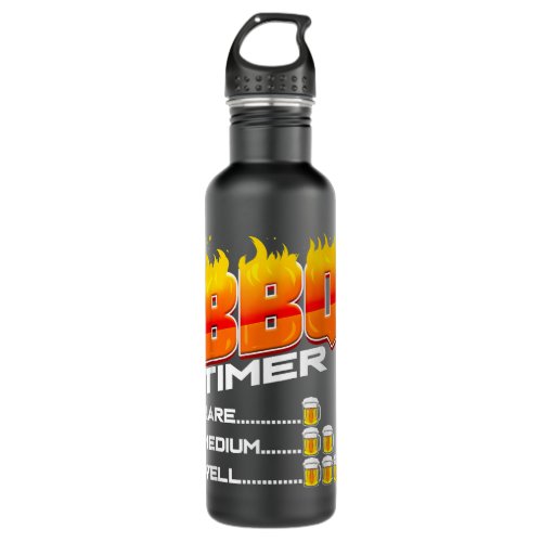 BBQimer Barbecue Lover Gift Grill Chef Barbecue Pa Stainless Steel Water Bottle