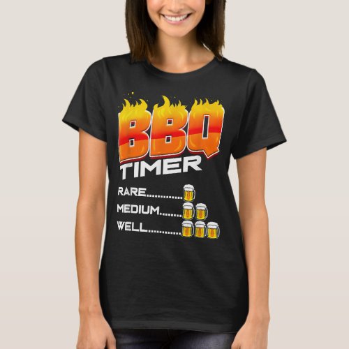 BBQimer Barbecue Lover Gift Grill Chef Barbecue Pa T_Shirt