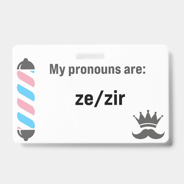 BBS Pronouns Zi/Zir Badge (Front)