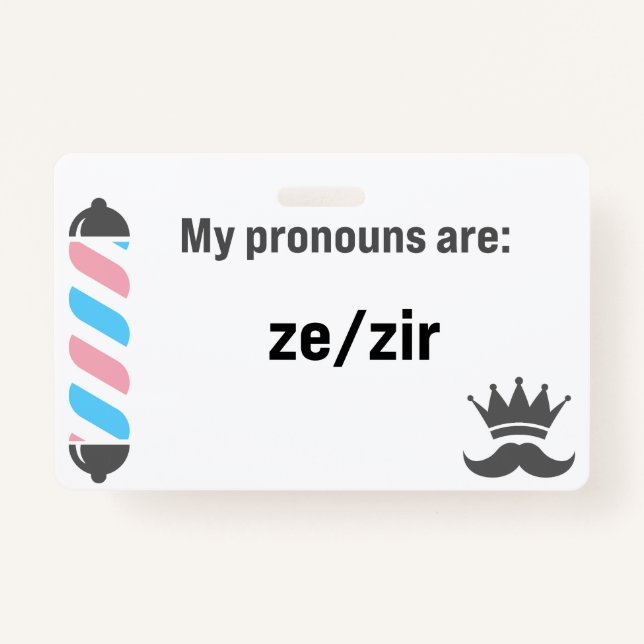 BBS Pronouns Zi/Zir Badge (Front)