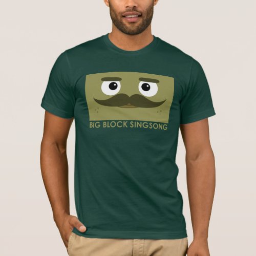 BBSS Moustachios 1 Mens T_Shirt
