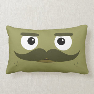 BBSS Moustachios #1 Pillow (21"x13")