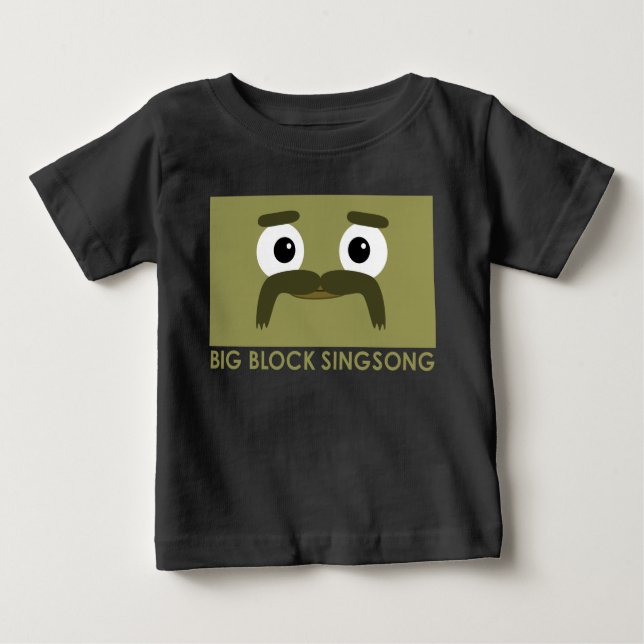 BBSS Moustachios #3 Baby T-Shirt (Front)